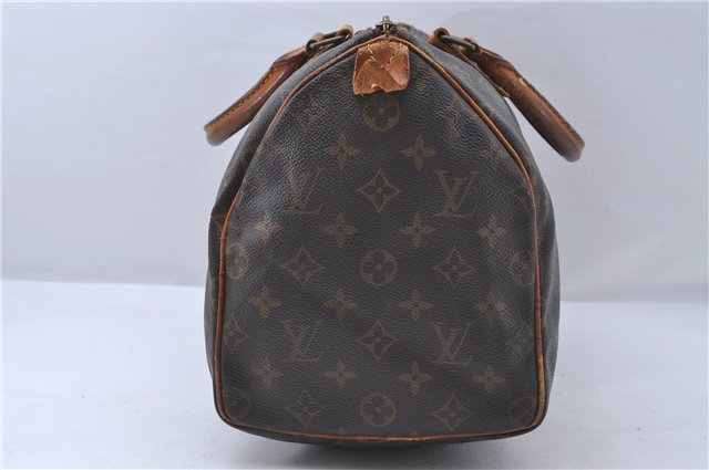 Authentic Louis Vuitton Monogram Speedy 30 Hand Boston Bag Old Model LV 5153D