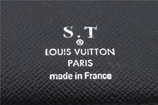 Auth LOUIS VUITTON Damier Graphite Portefeuille Brazza Wallet N62665 LV 5154C