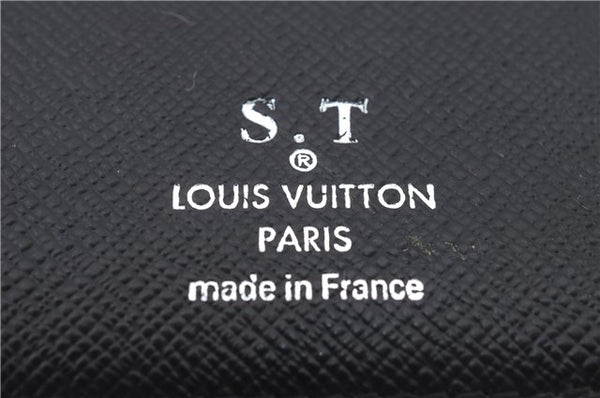 Auth LOUIS VUITTON Damier Graphite Portefeuille Brazza Wallet N62665 LV 5154C