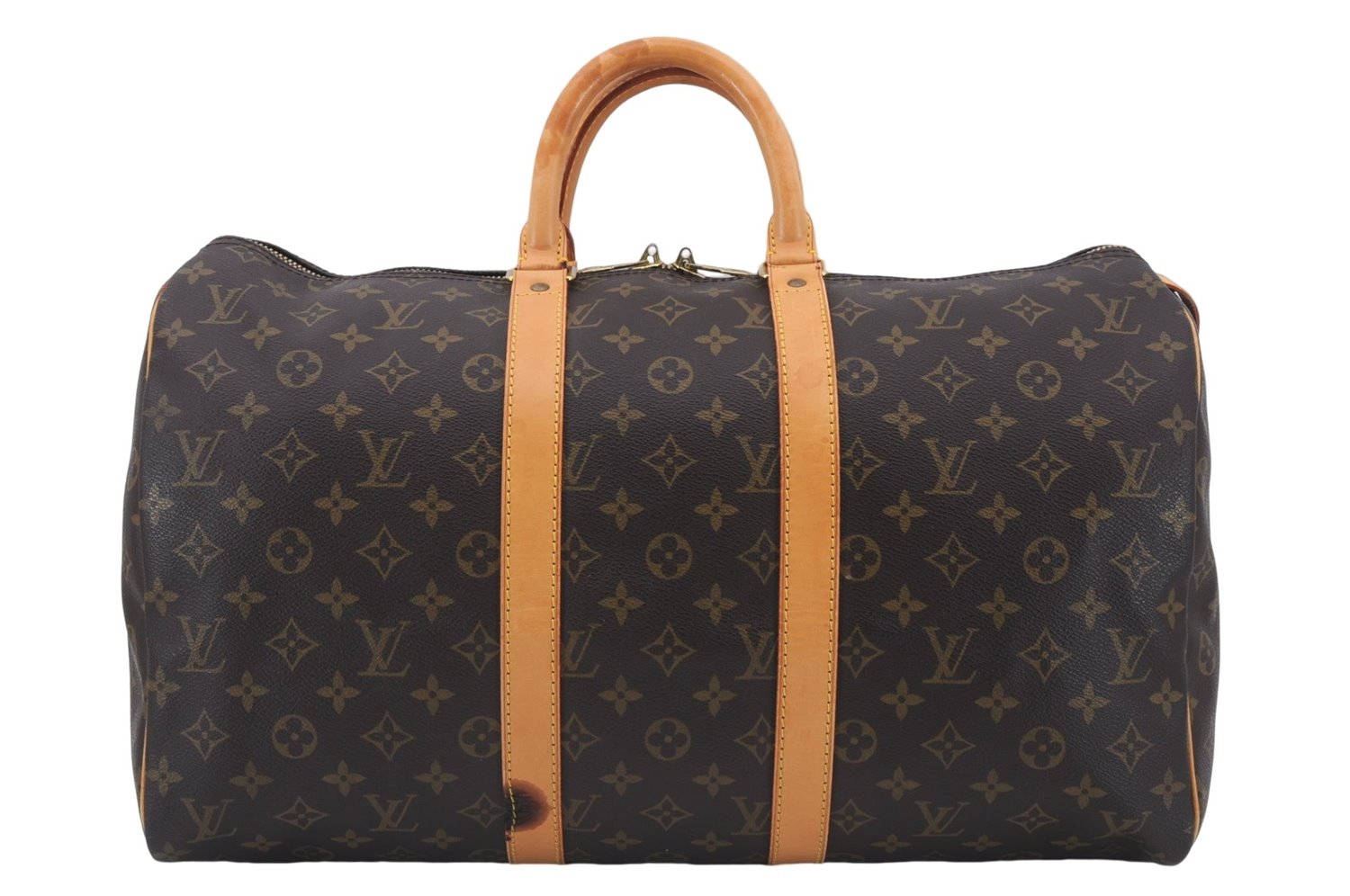 Authentic Louis Vuitton Monogram Keepall 45 Travel Boston Bag M41428 LV 5155D
