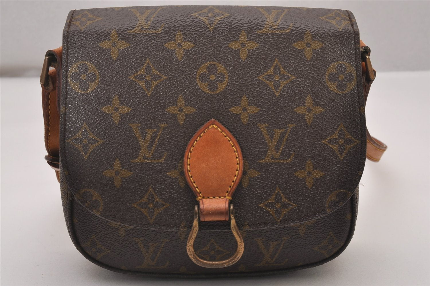 Authentic Louis Vuitton Monogram Saint Cloud MM M51243 Shoulder Cross Bag 5155I