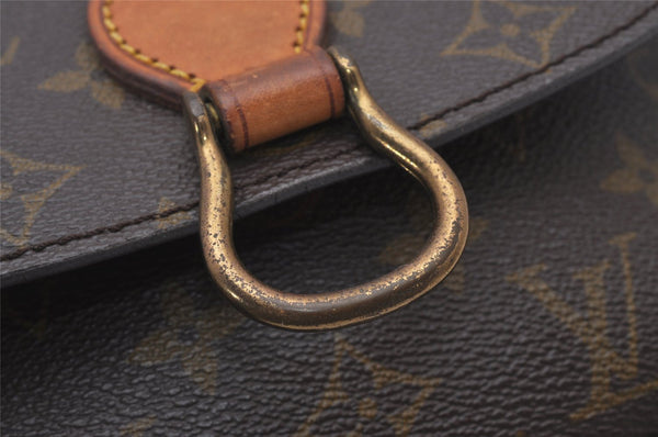 Authentic Louis Vuitton Monogram Saint Cloud MM M51243 Shoulder Cross Bag 5155I