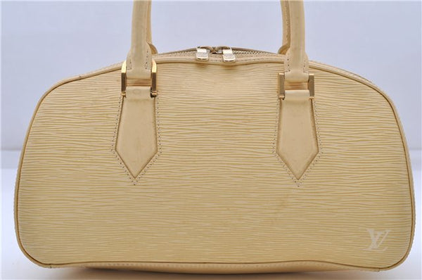 Auth Louis Vuitton Epi Jasmine 2Way Shoulder Hand Bag Light Yellow M5208A 5156D