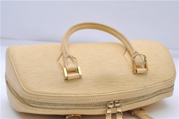 Auth Louis Vuitton Epi Jasmine 2Way Shoulder Hand Bag Light Yellow M5208A 5156D