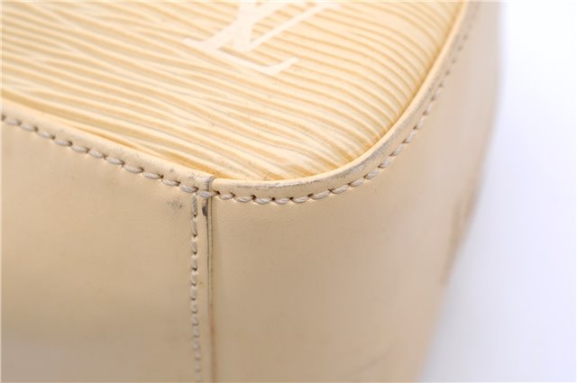 Auth Louis Vuitton Epi Jasmine 2Way Shoulder Hand Bag Light Yellow M5208A 5156D