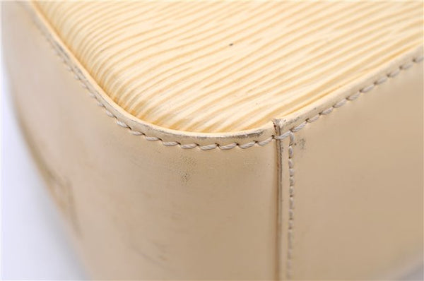 Auth Louis Vuitton Epi Jasmine 2Way Shoulder Hand Bag Light Yellow M5208A 5156D