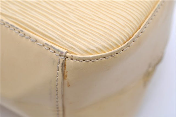 Auth Louis Vuitton Epi Jasmine 2Way Shoulder Hand Bag Light Yellow M5208A 5156D