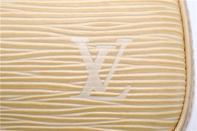 Auth Louis Vuitton Epi Jasmine 2Way Shoulder Hand Bag Light Yellow M5208A 5156D