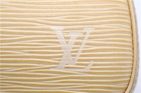 Auth Louis Vuitton Epi Jasmine 2Way Shoulder Hand Bag Light Yellow M5208A 5156D