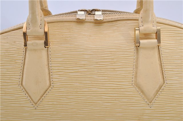 Auth Louis Vuitton Epi Jasmine 2Way Shoulder Hand Bag Light Yellow M5208A 5156D