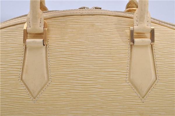 Auth Louis Vuitton Epi Jasmine 2Way Shoulder Hand Bag Light Yellow M5208A 5156D