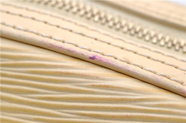 Auth Louis Vuitton Epi Jasmine 2Way Shoulder Hand Bag Light Yellow M5208A 5156D