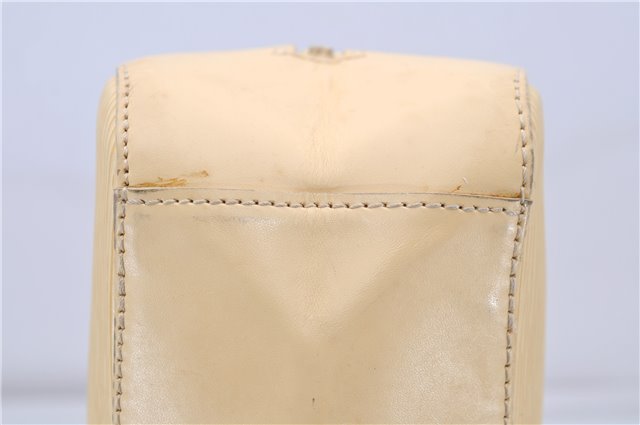 Auth Louis Vuitton Epi Jasmine 2Way Shoulder Hand Bag Light Yellow M5208A 5156D