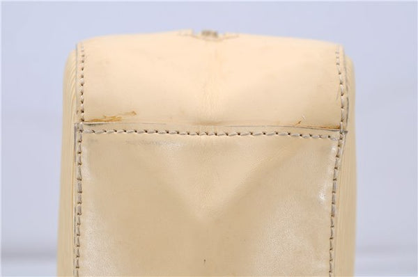 Auth Louis Vuitton Epi Jasmine 2Way Shoulder Hand Bag Light Yellow M5208A 5156D