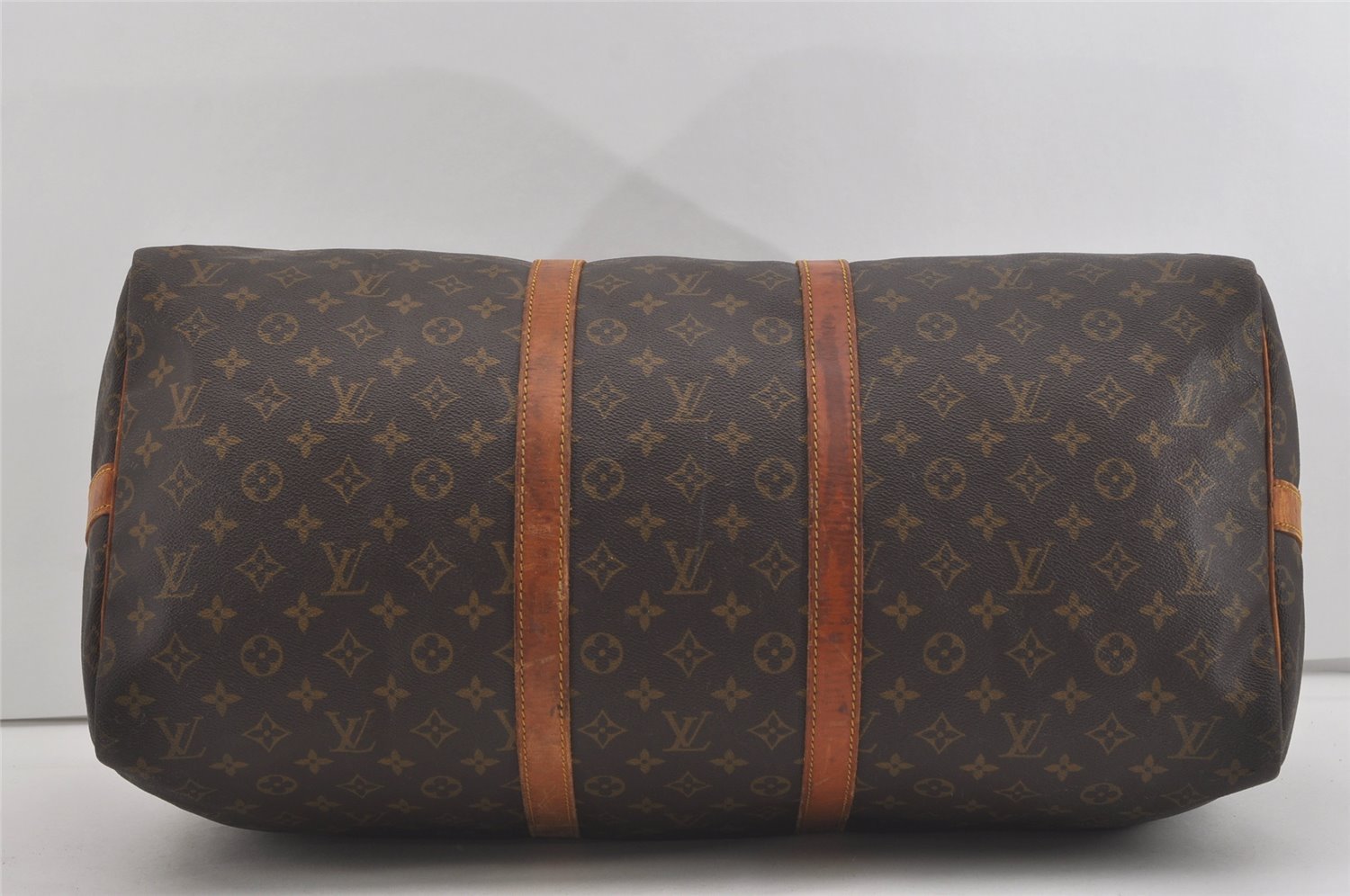 Authentic Louis Vuitton Monogram Keepall Bandouliere 55 M41414 Boston Bag 5156I
