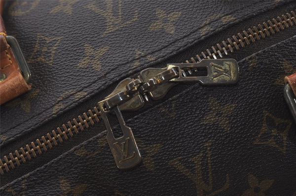 Authentic Louis Vuitton Monogram Keepall Bandouliere 55 M41414 Boston Bag 5156I