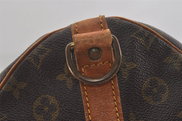 Authentic Louis Vuitton Monogram Keepall Bandouliere 55 M41414 Boston Bag 5156I