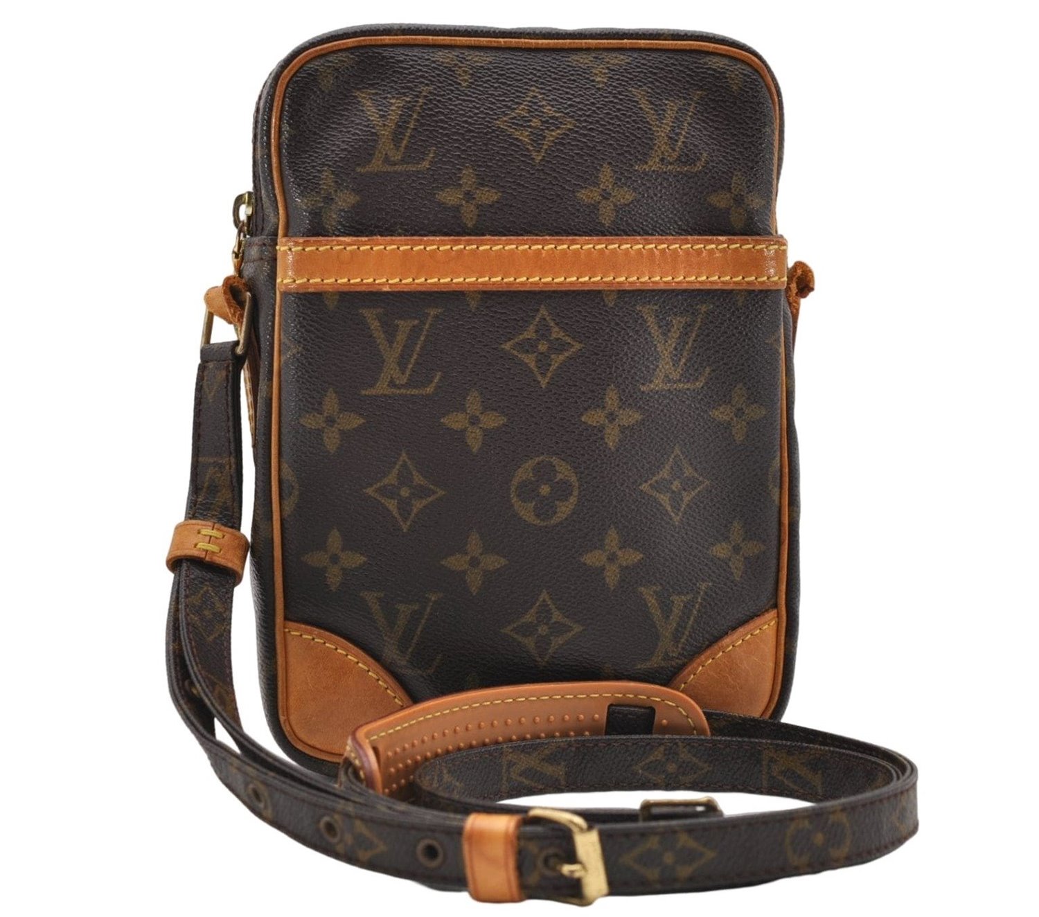 Auth Louis Vuitton Monogram Danube Shoulder Cross Body Bag M45266 LV Junk 5157D