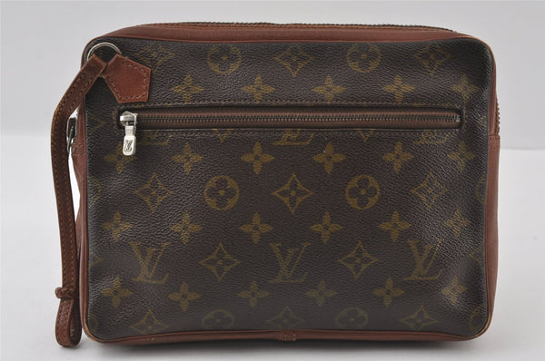 Authentic Louis Vuitton Monogram Pochette Sport Clutch Hand Bag Old Model 5159I