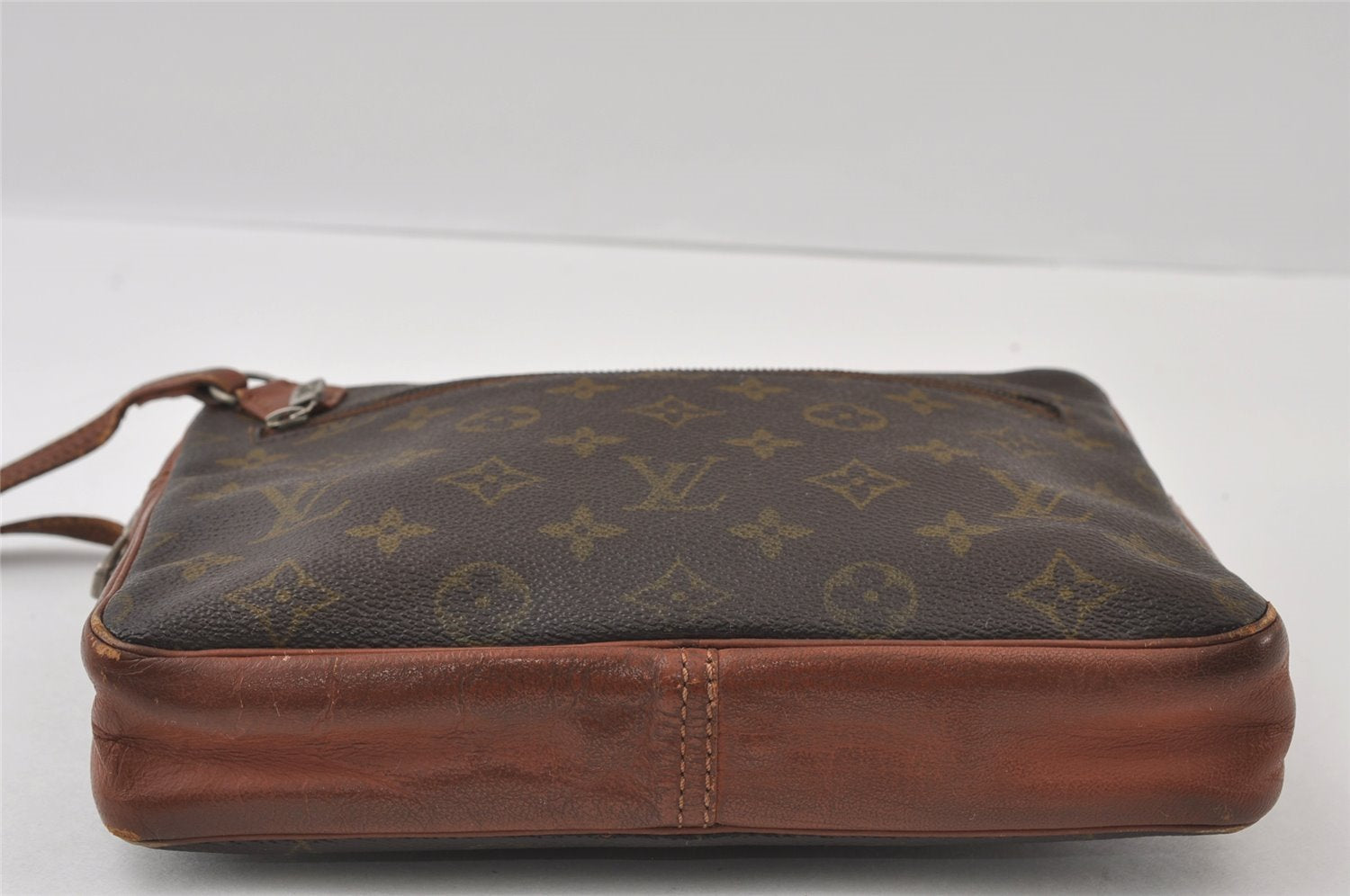 Authentic Louis Vuitton Monogram Pochette Sport Clutch Hand Bag Old Model 5159I