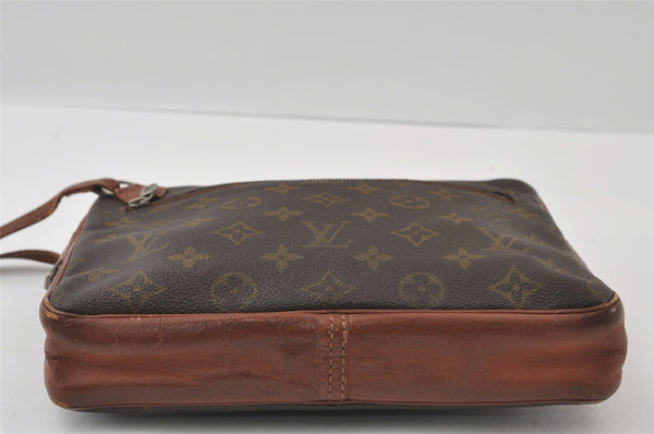 Authentic Louis Vuitton Monogram Pochette Sport Clutch Hand Bag Old Model 5159I