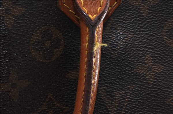 Authentic Louis Vuitton Monogram Sac Plat Hand Bag M51140 LV 5160D