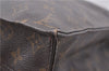 Authentic Louis Vuitton Monogram Sac Plat Hand Bag M51140 LV 5160D