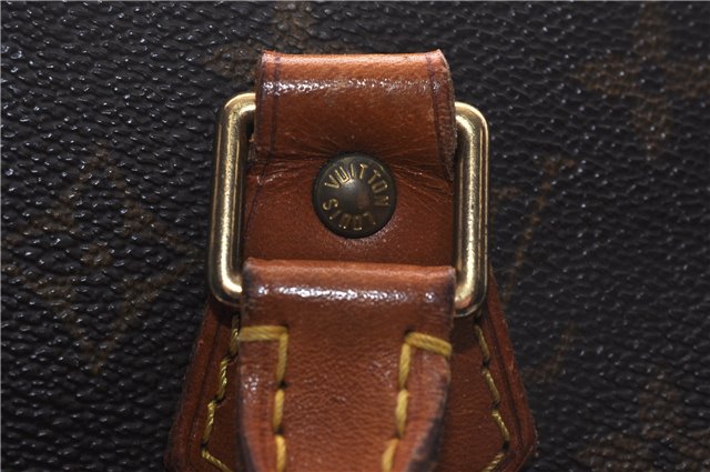 Authentic Louis Vuitton Monogram Sac Plat Hand Bag M51140 LV 5160D