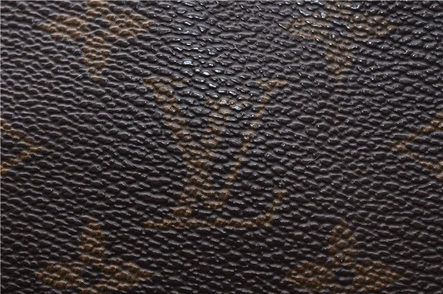 Authentic Louis Vuitton Monogram Sac Plat Hand Bag M51140 LV 5160D
