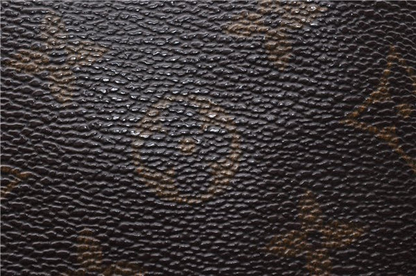 Authentic Louis Vuitton Monogram Sac Plat Hand Bag M51140 LV 5160D