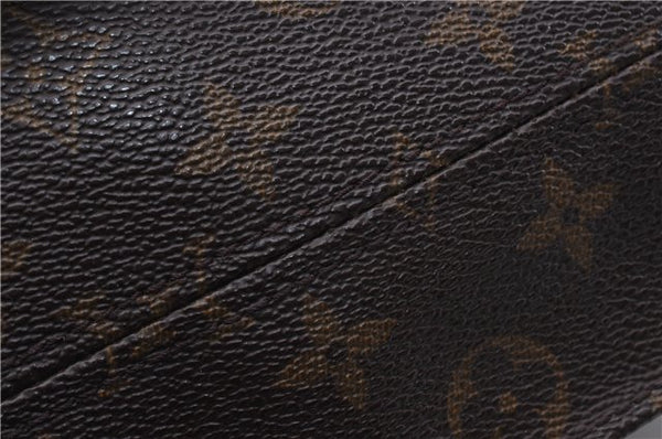 Authentic Louis Vuitton Monogram Sac Plat Hand Bag M51140 LV 5160D