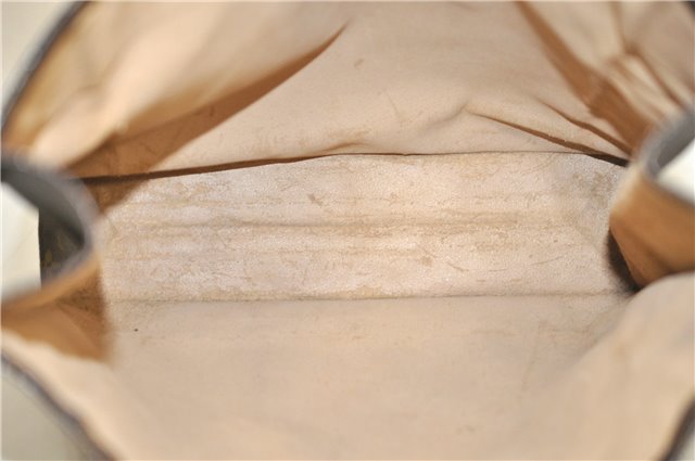 Authentic Louis Vuitton Monogram Sac Plat Hand Bag M51140 LV 5160D