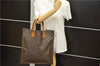 Authentic Louis Vuitton Monogram Sac Plat Hand Bag M51140 LV 5160D