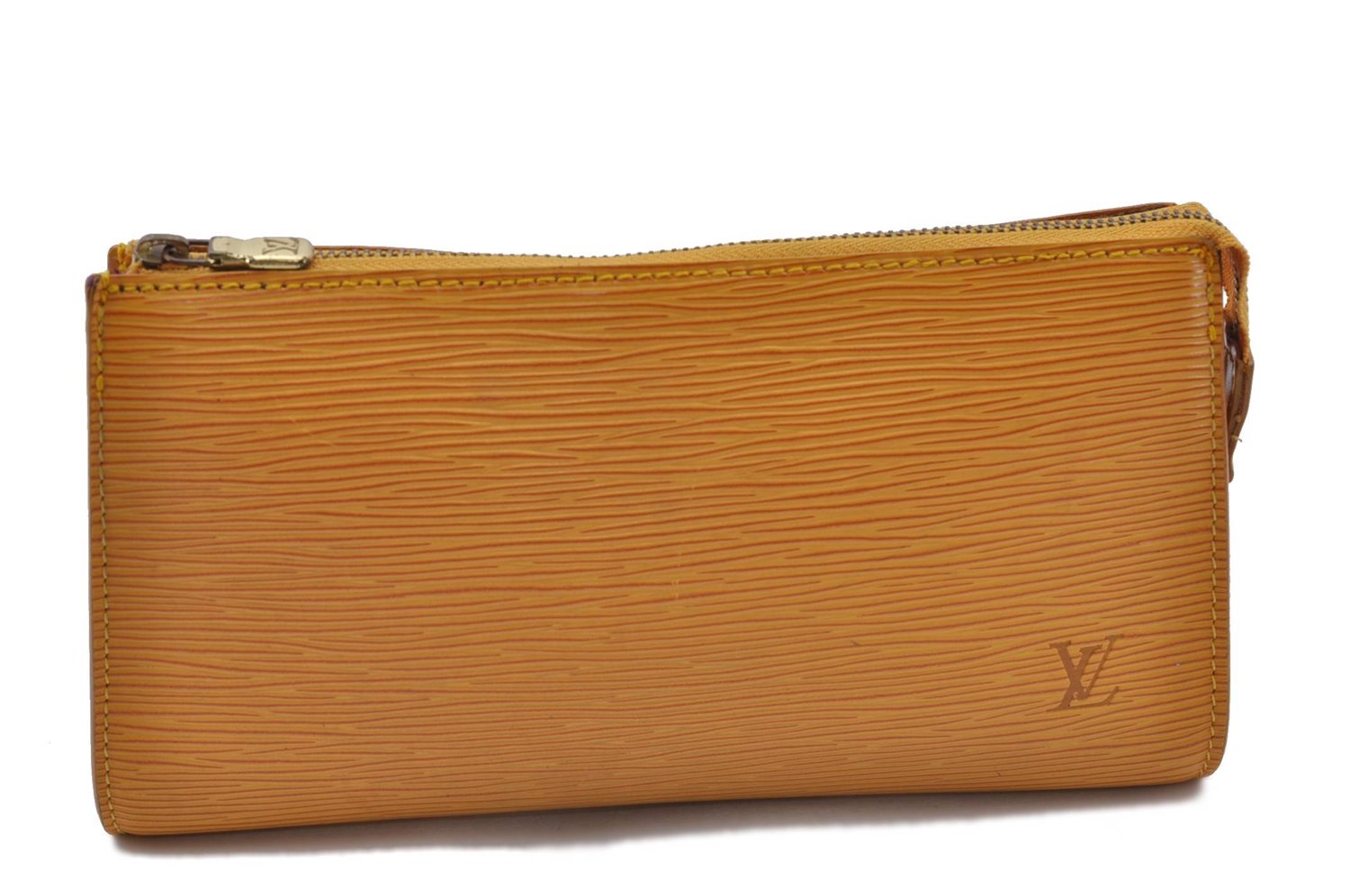 Auth LOUIS VUITTON Epi Pochette Accessoires Pouch Yellow M52959 LV Junk 5161C