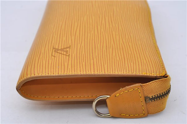 Auth LOUIS VUITTON Epi Pochette Accessoires Pouch Yellow M52959 LV Junk 5161C