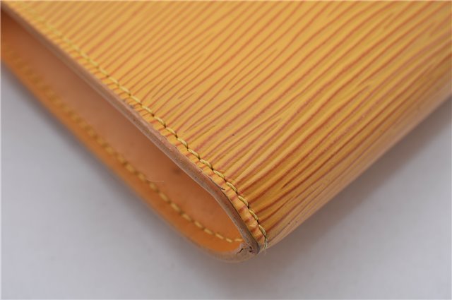 Auth LOUIS VUITTON Epi Pochette Accessoires Pouch Yellow M52959 LV Junk 5161C