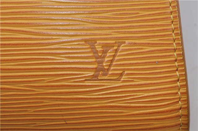 Auth LOUIS VUITTON Epi Pochette Accessoires Pouch Yellow M52959 LV Junk 5161C