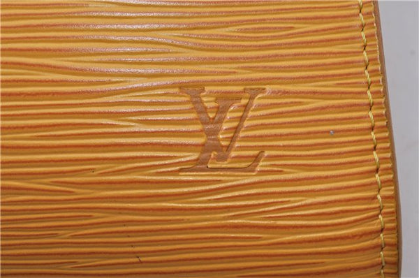 Auth LOUIS VUITTON Epi Pochette Accessoires Pouch Yellow M52959 LV Junk 5161C