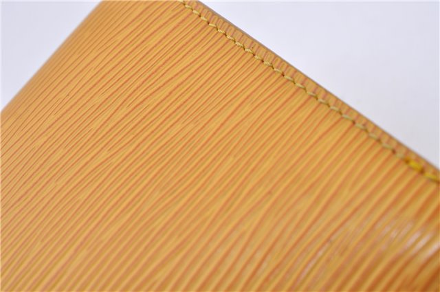 Auth LOUIS VUITTON Epi Pochette Accessoires Pouch Yellow M52959 LV Junk 5161C