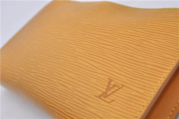 Auth LOUIS VUITTON Epi Pochette Accessoires Pouch Yellow M52959 LV Junk 5161C