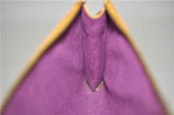 Auth LOUIS VUITTON Epi Pochette Accessoires Pouch Yellow M52959 LV Junk 5161C