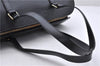 Authentic Louis Vuitton Epi Soufflot Black Hand Bag M52222 LV 5161D