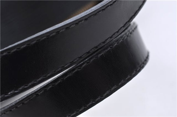 Authentic Louis Vuitton Epi Soufflot Black Hand Bag M52222 LV 5161D