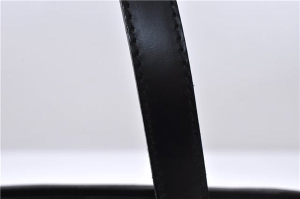 Authentic Louis Vuitton Epi Soufflot Black Hand Bag M52222 LV 5161D