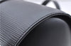 Authentic Louis Vuitton Epi Soufflot Black Hand Bag M52222 LV 5161D