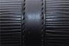 Authentic Louis Vuitton Epi Soufflot Black Hand Bag M52222 LV 5161D