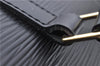 Authentic Louis Vuitton Epi Soufflot Black Hand Bag M52222 LV 5161D