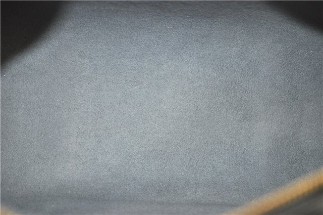 Authentic Louis Vuitton Epi Soufflot Black Hand Bag M52222 LV 5161D