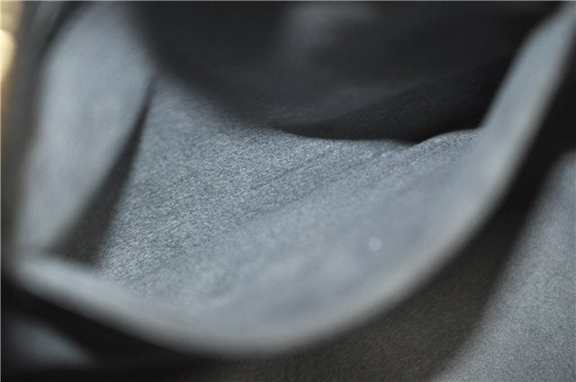 Authentic Louis Vuitton Epi Soufflot Black Hand Bag M52222 LV 5161D