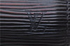 Authentic Louis Vuitton Epi Soufflot Black Hand Bag M52222 LV 5161D